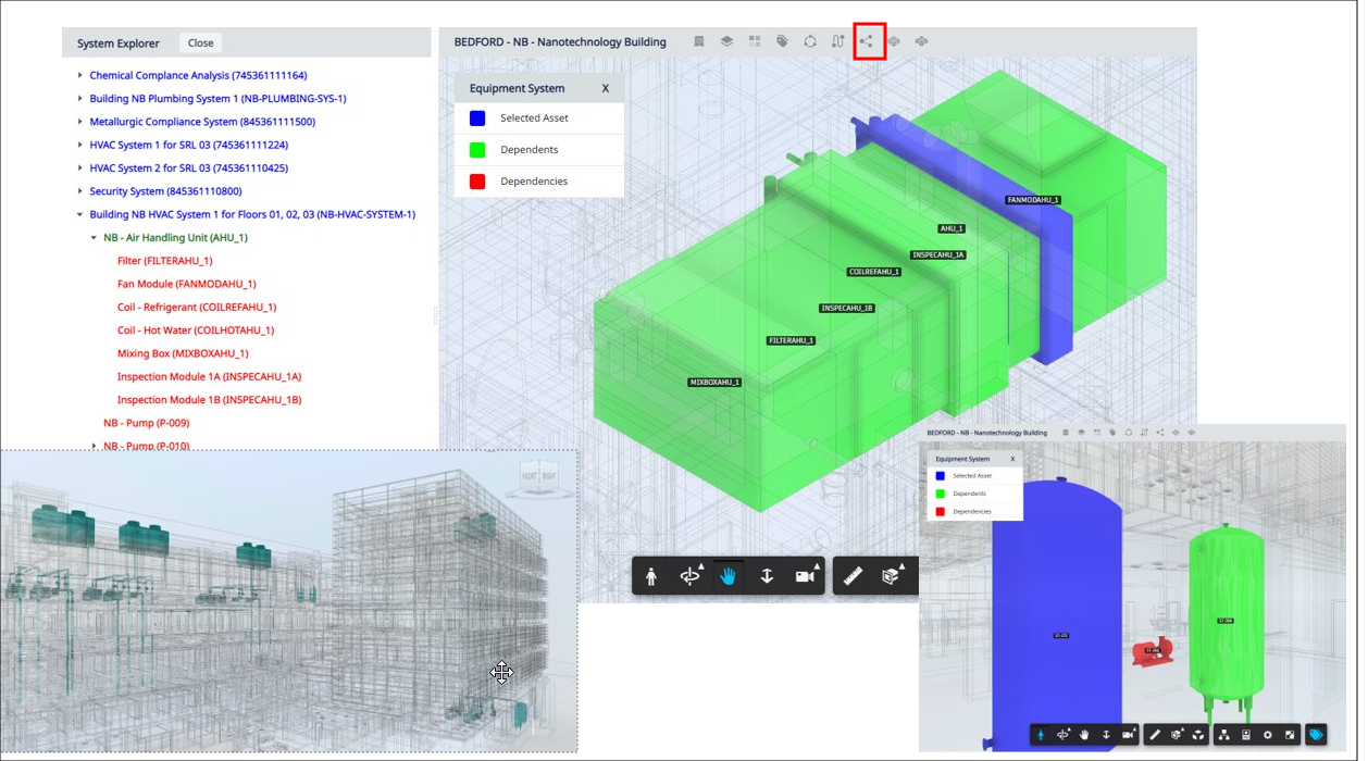 BIM Viewer: Explore Equipment Systems