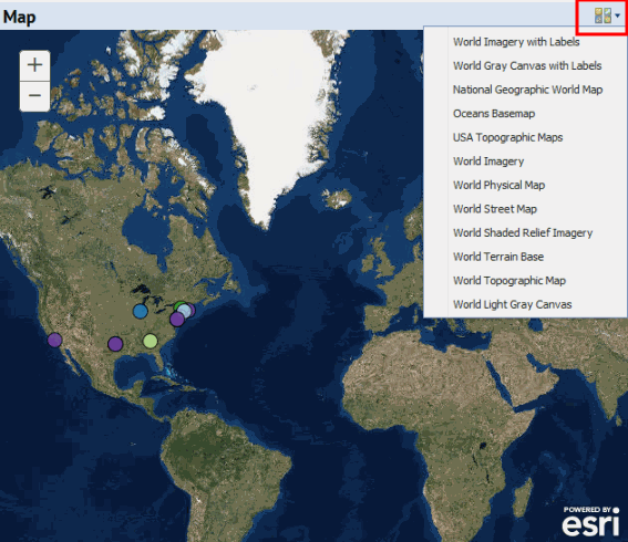 Basic Map Location Working with Standard Map Views