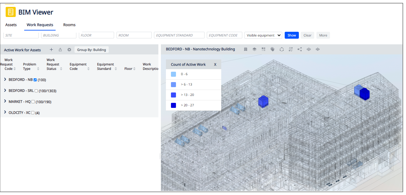 Example Sequence: Use the BIM Viewer to Analyze Assets with Active ...