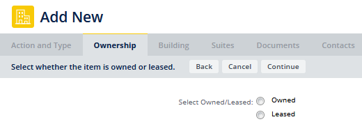 Select Ownership (Portfolio Edit Wizard)